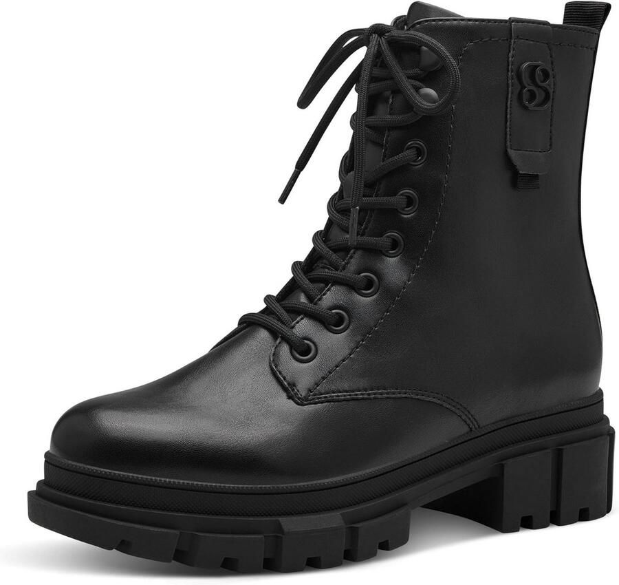 Dames Enkellaarzen Zwart Tijdloos Comfortabel Model