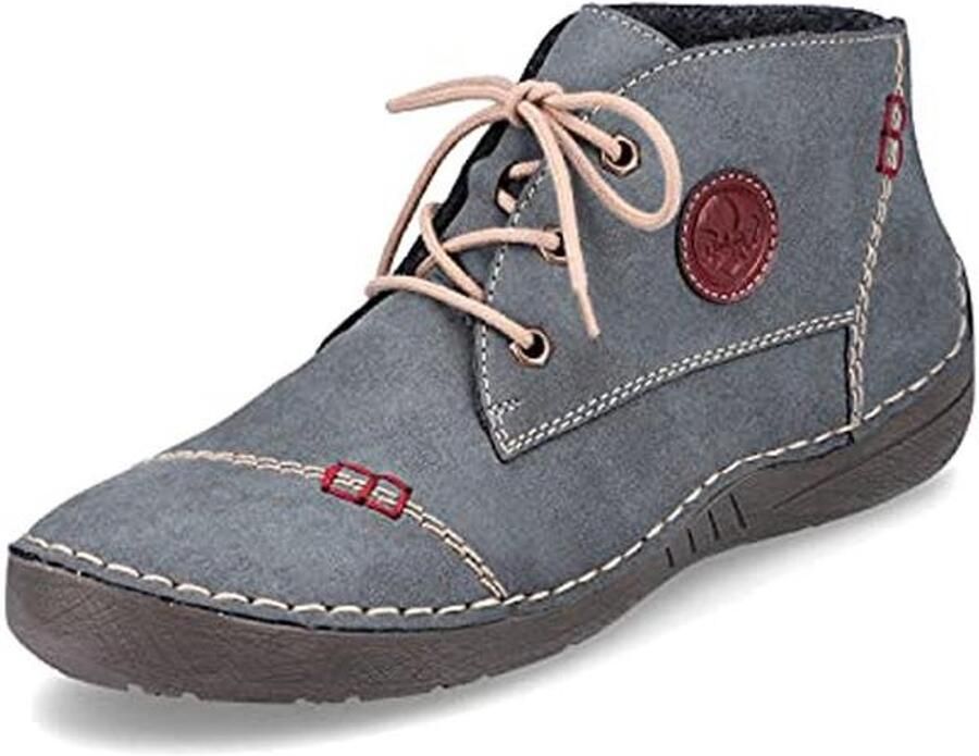 Dames enkellaarsjes in bordeaux zwart