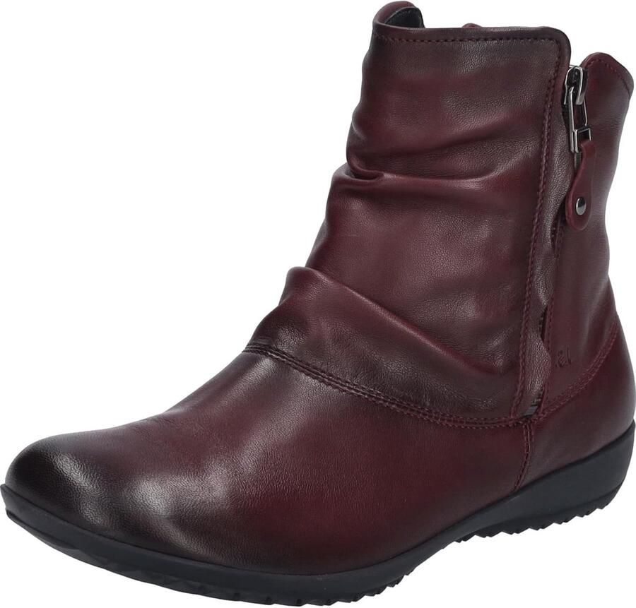 Dames Enkellaarsjes Leder Zwart voor Dagelijks Gebruik