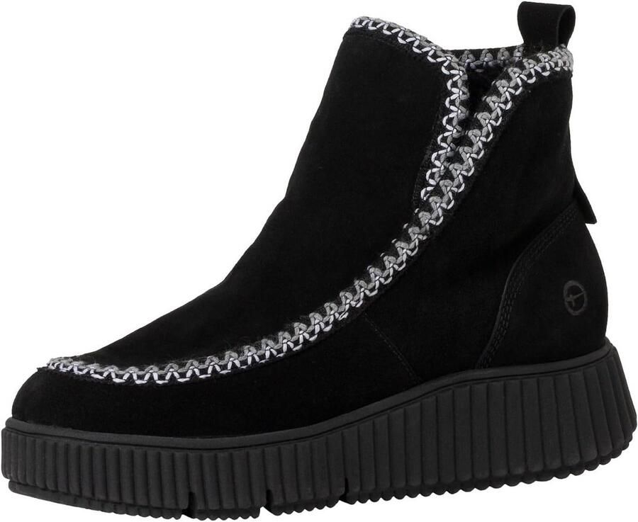 Dames Enkellaarsjes Leer Comfortabel