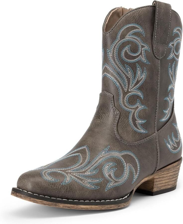 Dames Enkellaarsjes met Dikke Blokhak en Plateauzool