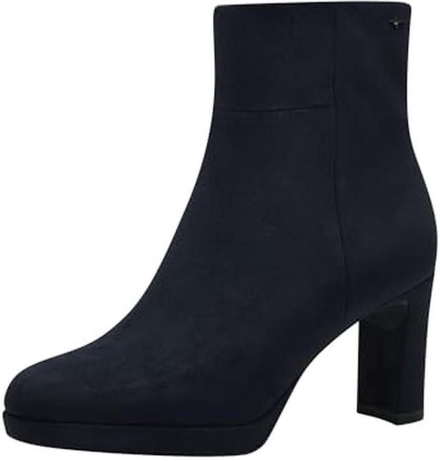 Dames enkellaarsjes met hak en antislip buitenzool