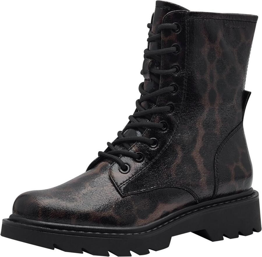 Dames Enkellaarsjes met Rits en Veter Comfortabele Boots