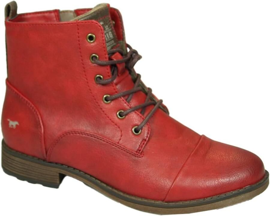 Dames Enkellaarsjes met Veter en Rits Modieus en Comfortabel