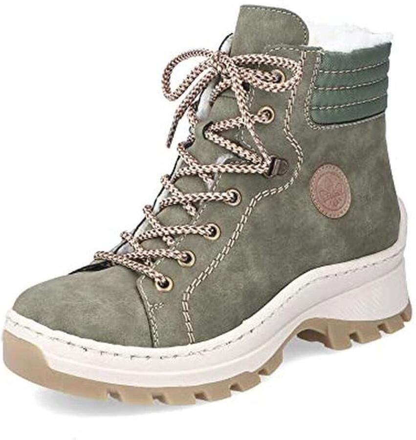 Dames Enkellaarsjes met Veters Comfortabele en Flexibele Laarzen