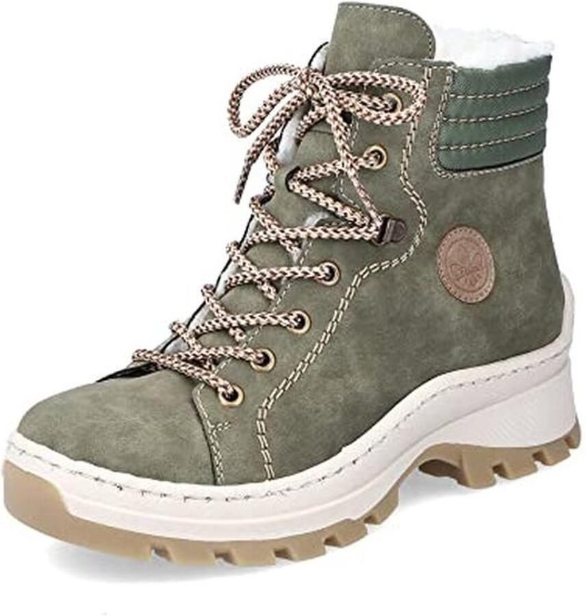 Dames Enkellaarsjes met Veters Comfortabele en Flexibele Laarzen