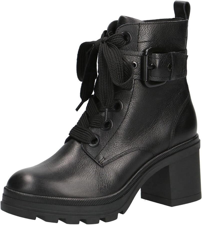 Dames Enkellaarsjes met Veters Hoogwaardig Leer