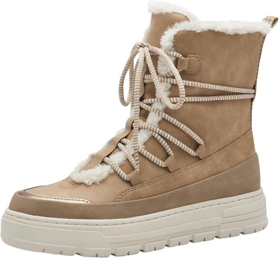 Dames Enkellaarsjes met Veters Modieuze Laarsjes