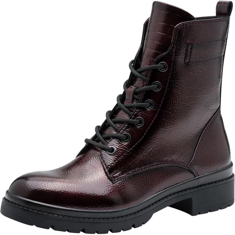 Dames Enkellaarsjes Platte Zool