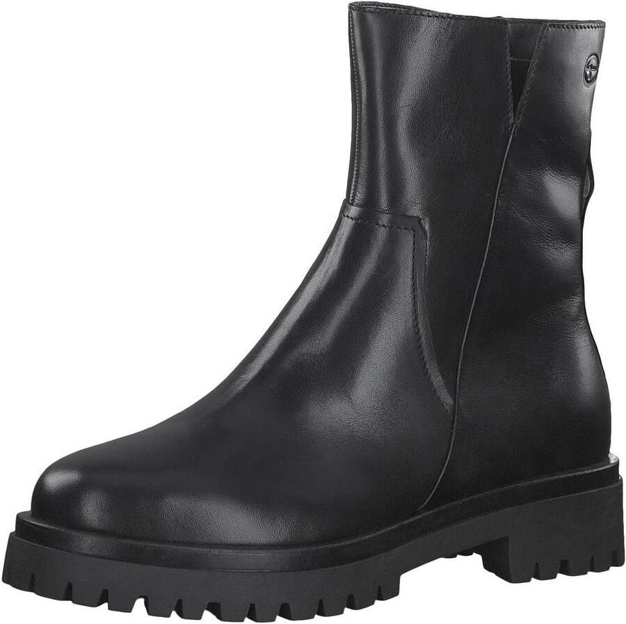 Dames Enkellaarsjes Zwart Smalle Pasvorm Kwaliteitsschoenen