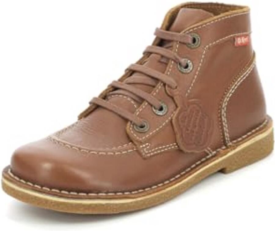 Dames Enkellaarsjes Zwarte Kickers Stijl