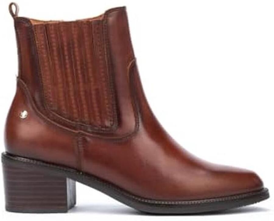 Dames enkellaarzen Chelsea stijl met landelijke flair