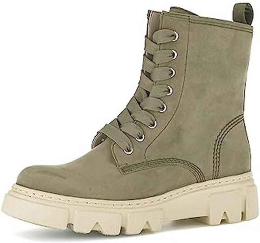 Dames Enkellaarzen Combat Laarzen met Verwisselbaar Voetbed