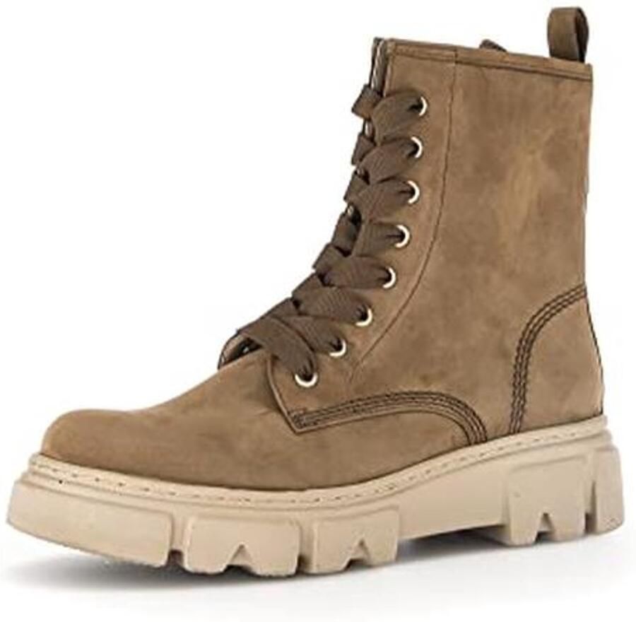 Dames Enkellaarzen Combat Laarzen met Verwisselbaar Voetbed