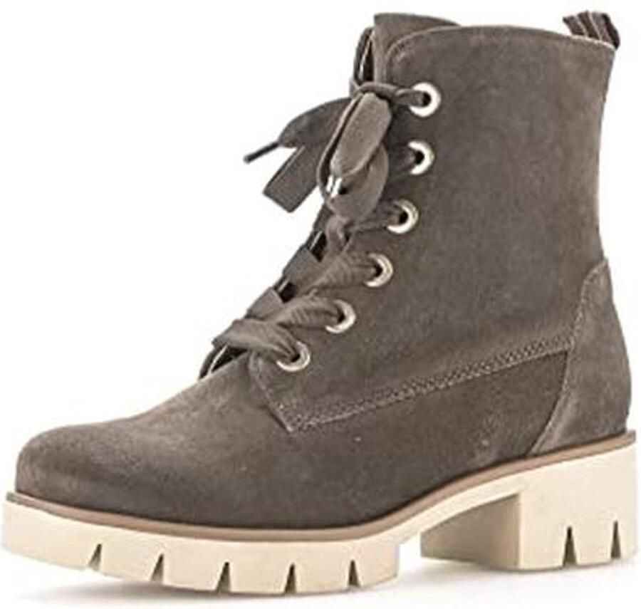 Dames Enkellaarzen Combat Laarzen met Verwisselbaar Voetbed