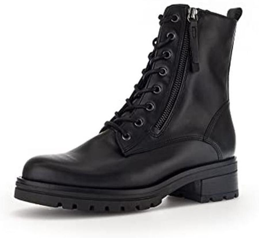 Dames Enkellaarzen Combat Laarzen met Verwisselbaar Voetbed
