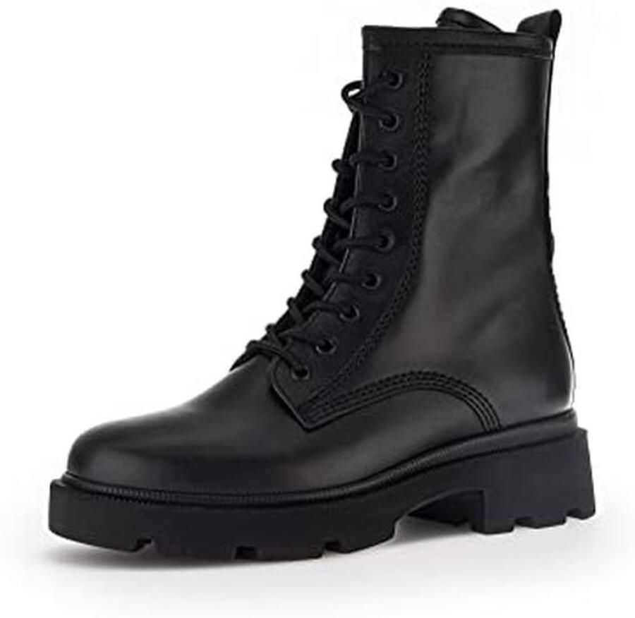 Dames Enkellaarzen Combat Laarzen met Verwisselbaar Voetbed