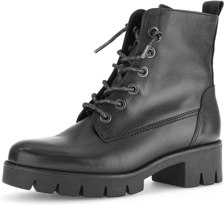 Dames Enkellaarzen Combatstijl met Optimaal Loopcomfort Brede Pasvorm