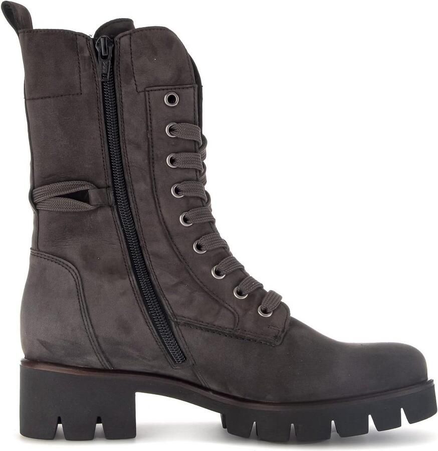 Dames Enkellaarzen Combatstijl met Verwisselbaar Voetbed Comfortabele Pasvorm