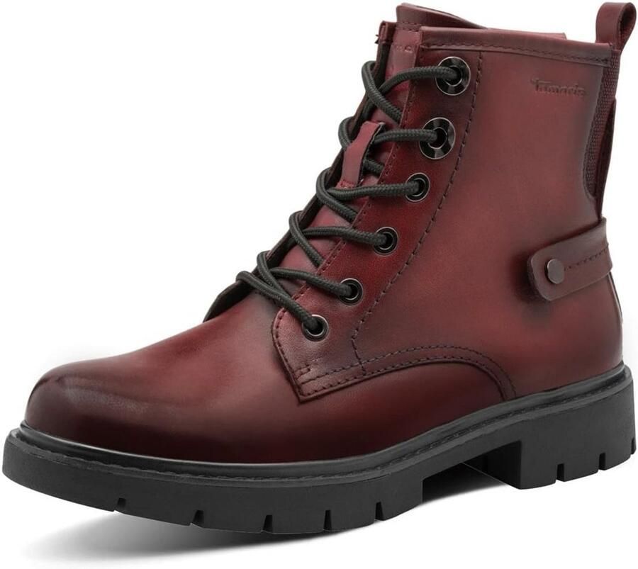 Dames Enkellaarzen Comfort Pasvorm Vetersluiting