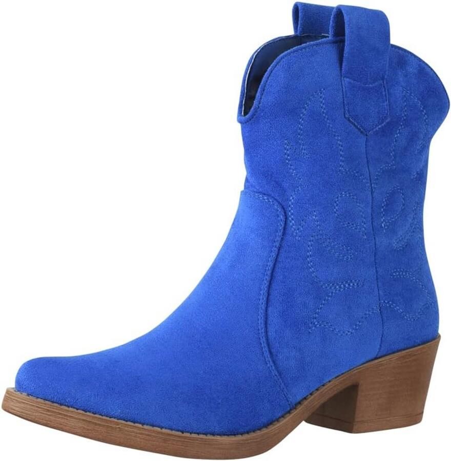 Dames Enkellaarzen Cowboy Laarzen