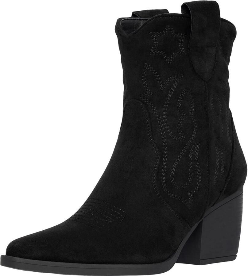 Dames Cowboy Laarzen Enkellaarsjes Dikke Hak Trendy