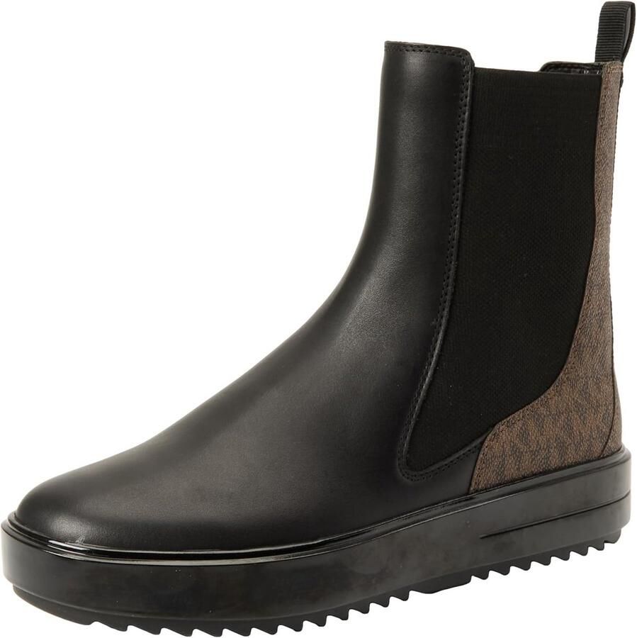 Dames Enkellaarzen Leer Robuuste Zool Comfortabel