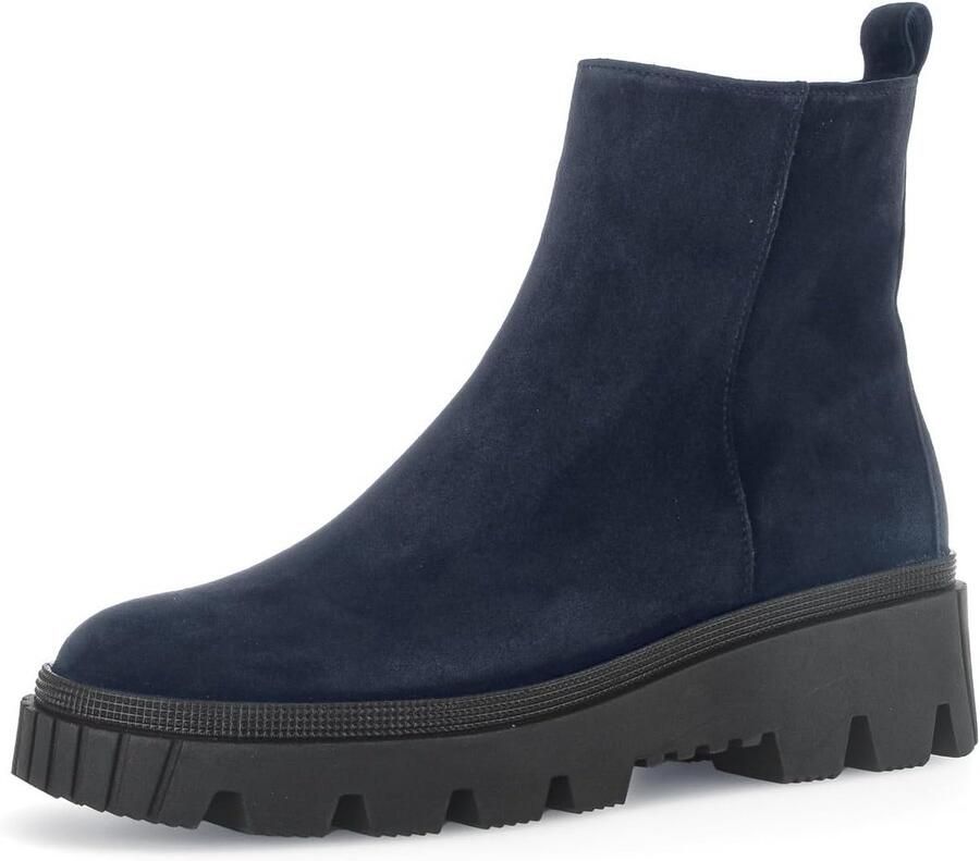 Dames Enkellaarzen met Uitneembaar Voetbed Motorlaars Stijl