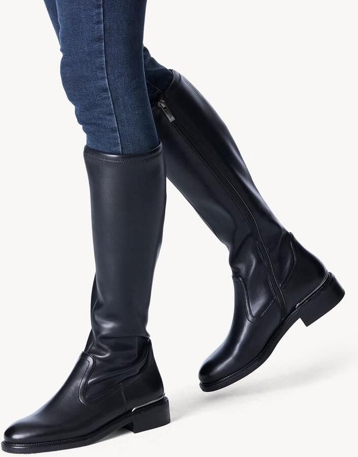 Dames Enkellaarzen met Blokhak en Antislipzool