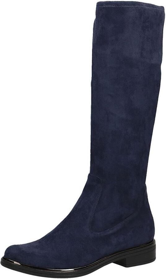 Dames Enkellaarzen met Brede Schacht (G-wijdte) Hoogwaardig Leer