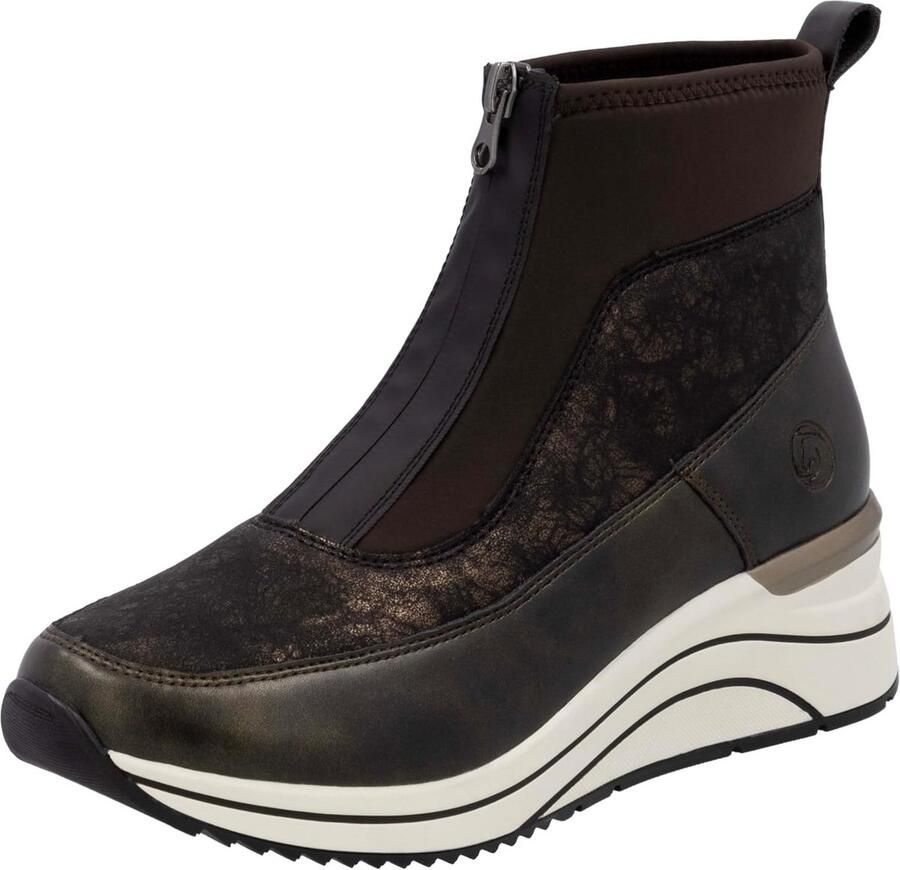 Dames Enkellaarzen met Comfortabele Pasvorm en Uitneembaar Voetbed