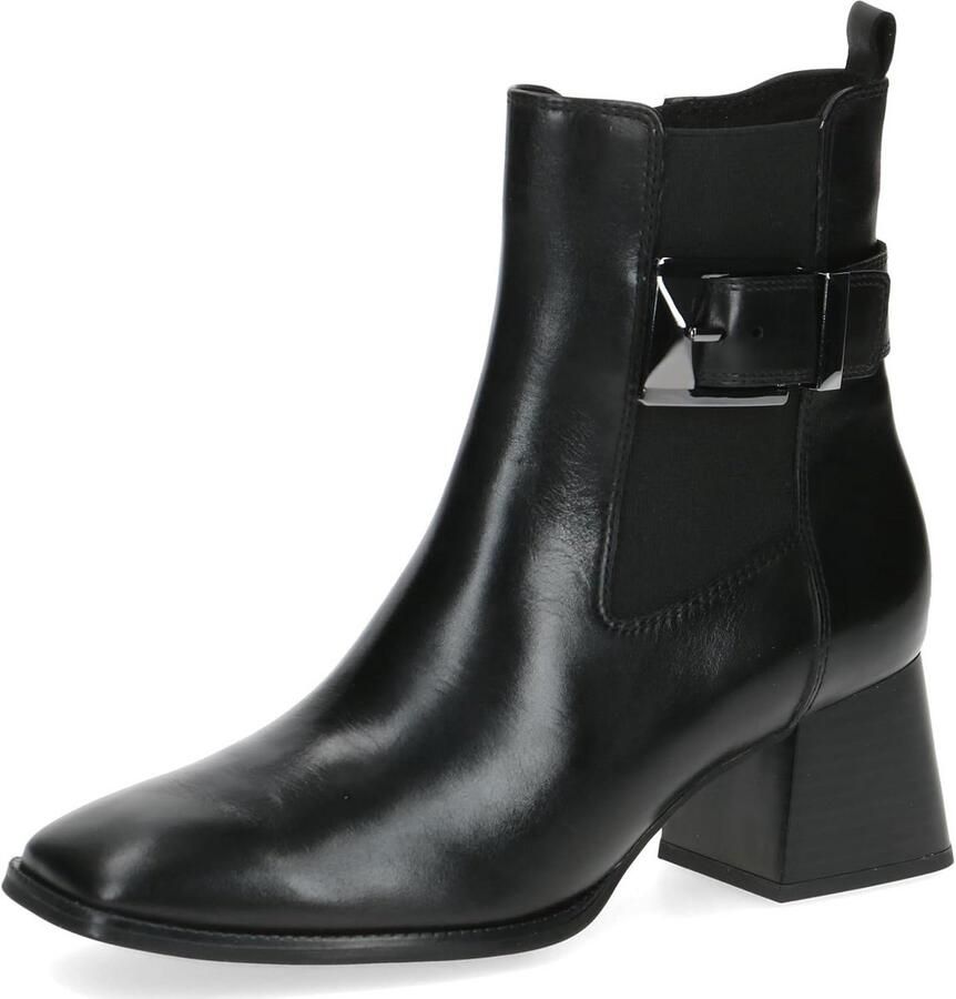 Dames Enkellaarzen met Hak en Vetersluiting G Wijdte Leer