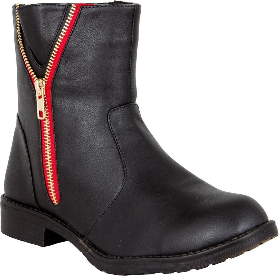 Dames enkellaarzen met stevige sleehak Lichte voering