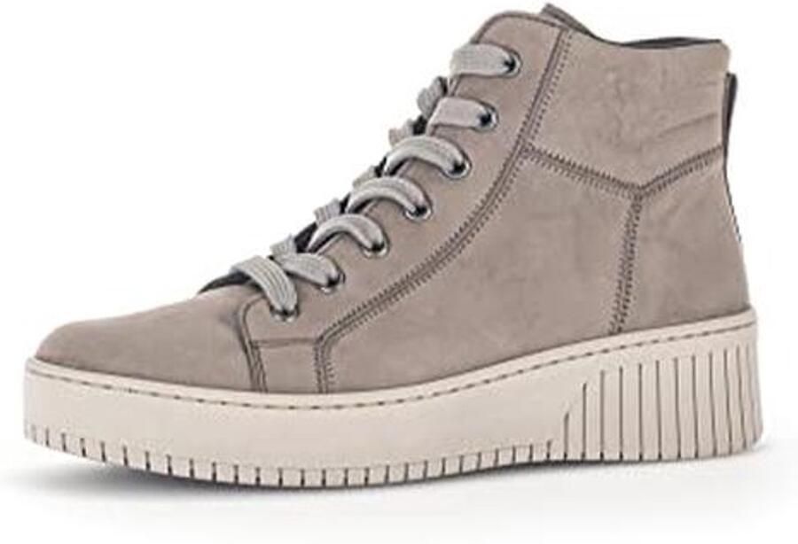 Dames Enkellaarzen met Verwisselbaar Voetbed en Veter Sluiting