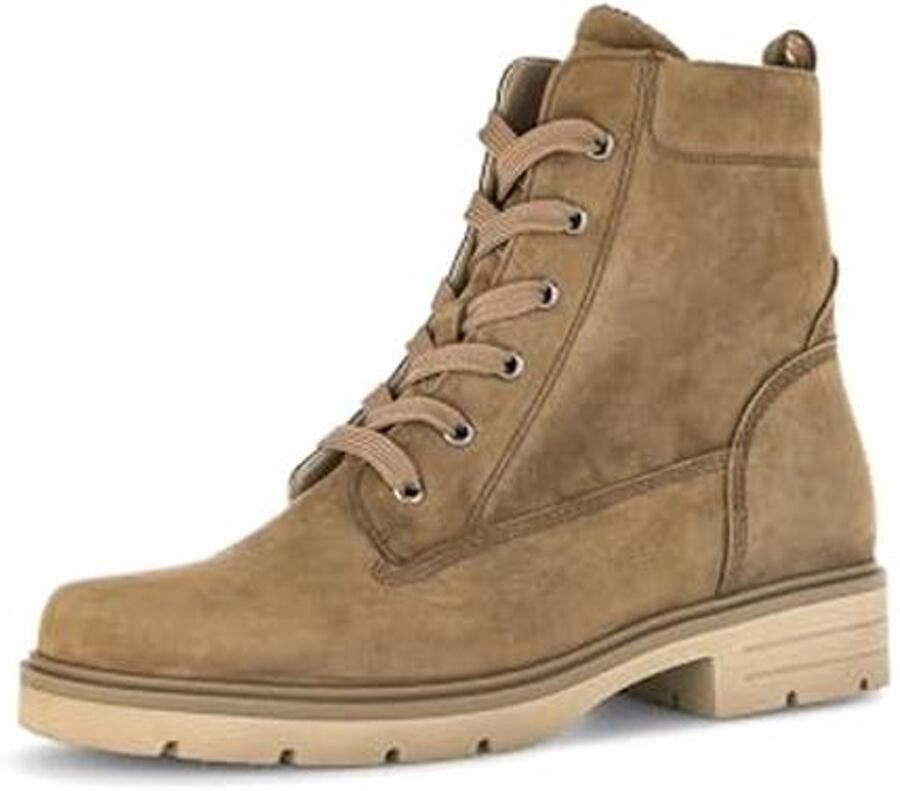 Dames Enkellaarzen Veterlaarsjes met Verwisselbaar Voetbed