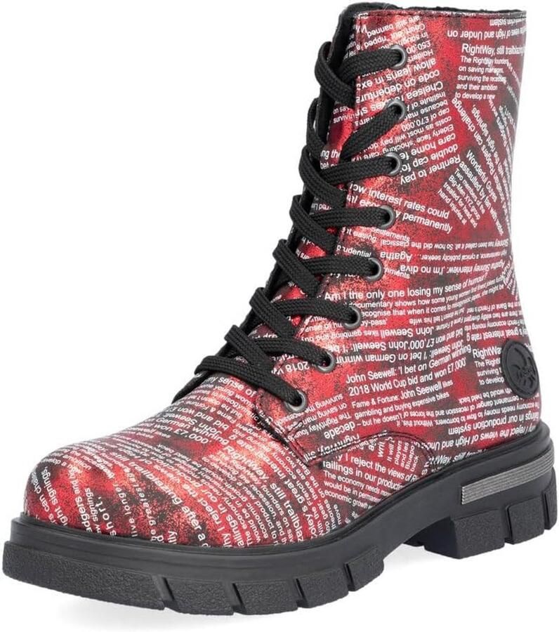 Dames Enkellaarzen Met Veters Comfortabele Motorstijl Laarzen