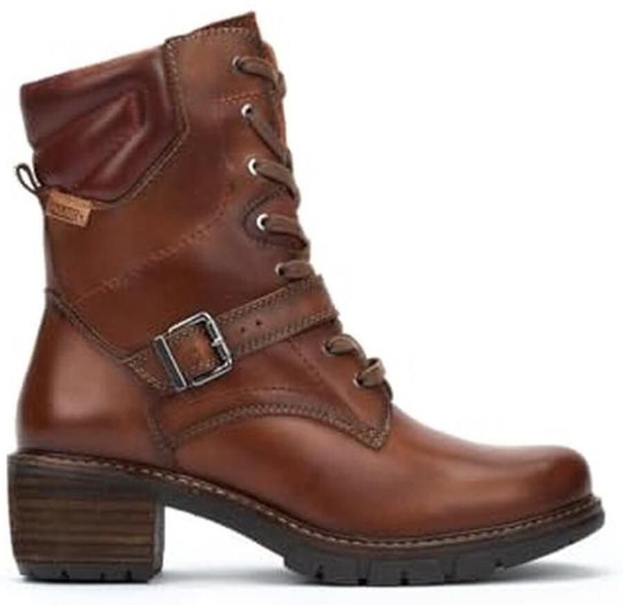 Dames enkellaarzen met veters en ritssluiting voor trendy stedelijke avonturen