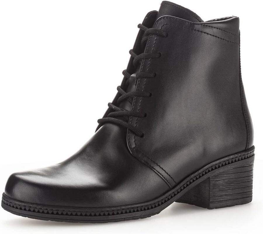 Dames Enkellaarzen met Veters en Verwisselbaar Voetbed