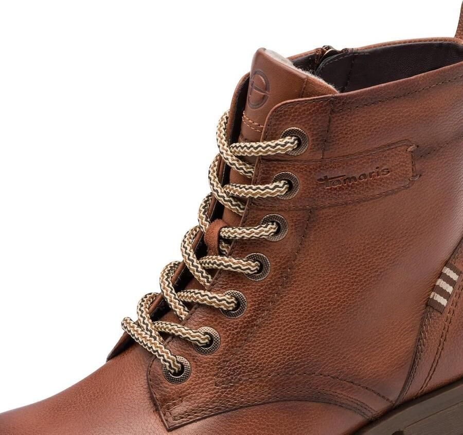 Dames Enkellaarzen met Vetersluiting