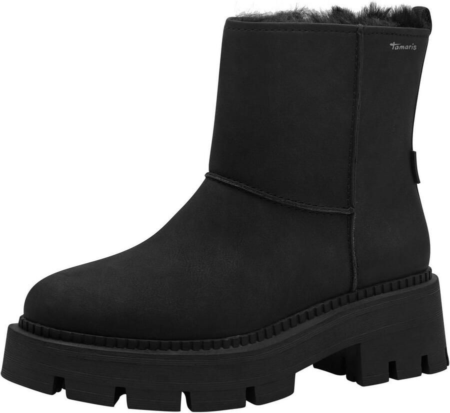 Modieuze Dames Enkellaars met Waterafstotende Technologie