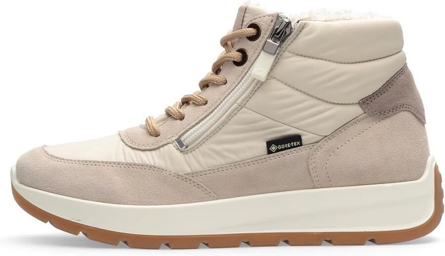 Dames enkellaarzen vetersluiting comfortabel