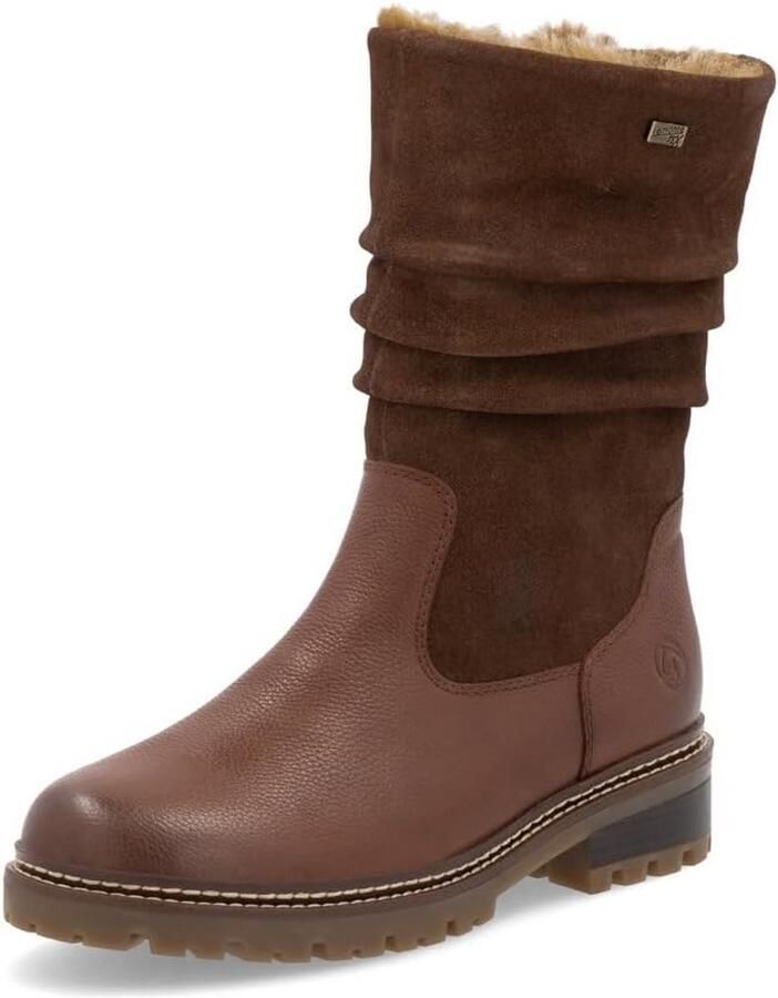 Dames Enkellaarzen Warm Gevoerd Waterafstotend Met Losse Zool