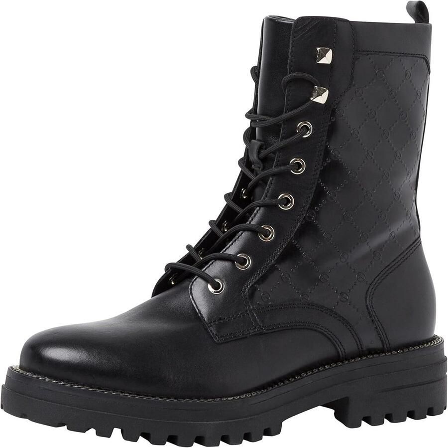 Dames Enkellaarzen Zwart Smal Ontwerp