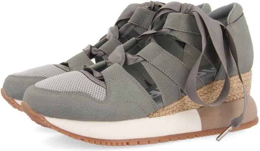 Dames Espadrille Plateau Sneakers met Gerecyclede Voering