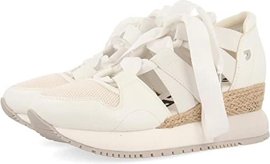 Dames Espadrille Sleehak Sandalen met Jute Voering