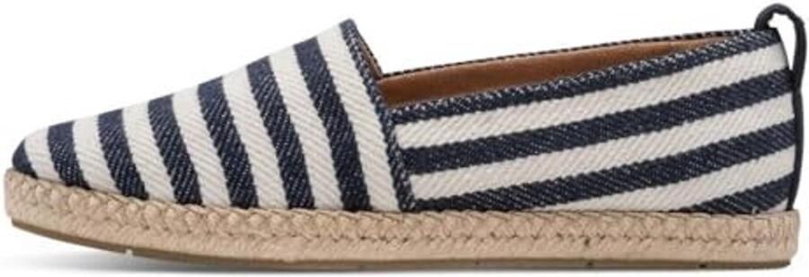 Dames Espadrilles Blauwe Wedge Sandalen
