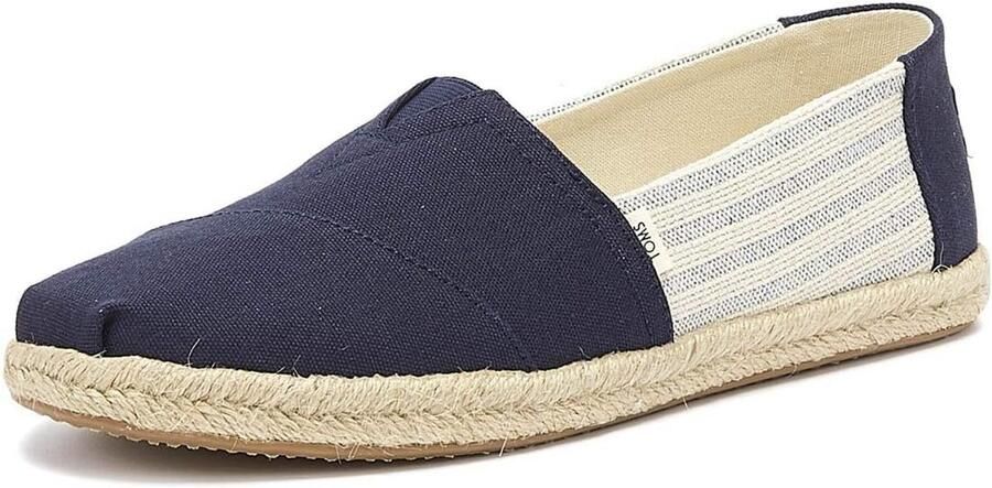 Dames Espadrilles Comfortabele Instappers in Marineblauw