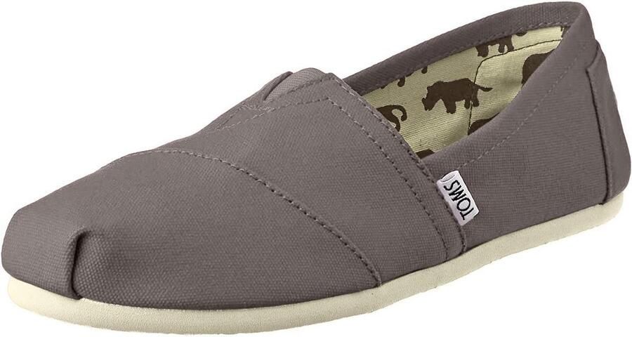Dames Espadrilles Instappers Canvas Casual Zomer Ademend Materiaal Ash