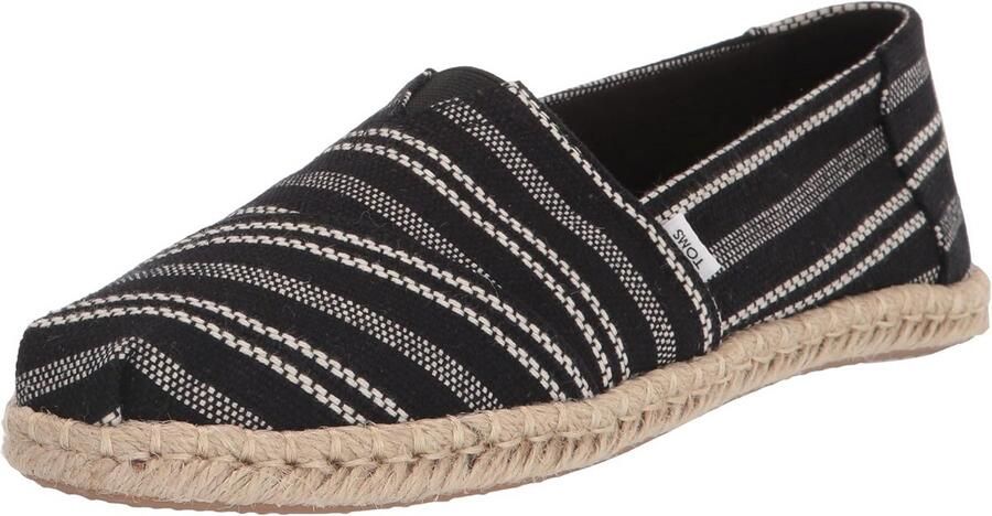 Dames Espadrilles Instappers met Touwzool Lichtgeel