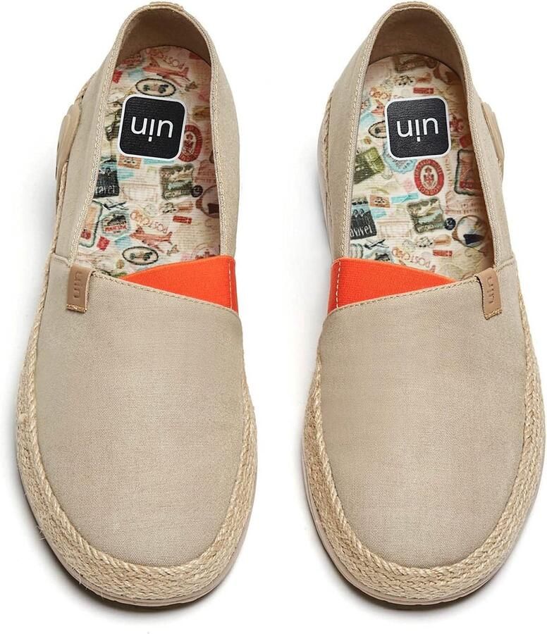 Dames Espadrilles Instappers Platte Schoenen Casual Gebruik Reizen Origineel Design Meerdere Maten Meerkleurig